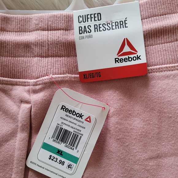 Only1 LEFT! NWT Reebok Pink Sweats - Picture 8 of 16
